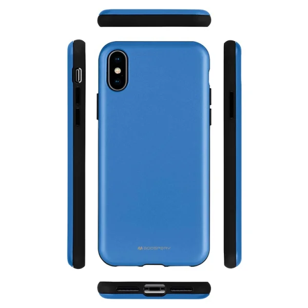 Shockproof Back Cover Mercury SKINNY for iPhone XS Max, Blue 2