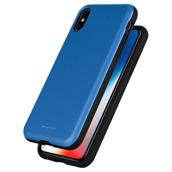 Shockproof Back Cover Mercury SKINNY for iPhone XS Max, Blue 1