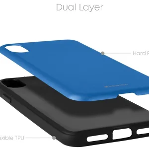Shockproof Back Cover Mercury SKINNY for iPhone XS Max, Blue 3
