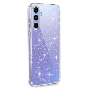 Силиконов калъф Crystal Glitter за Samsung Galaxy A34 5G, прозрачен
