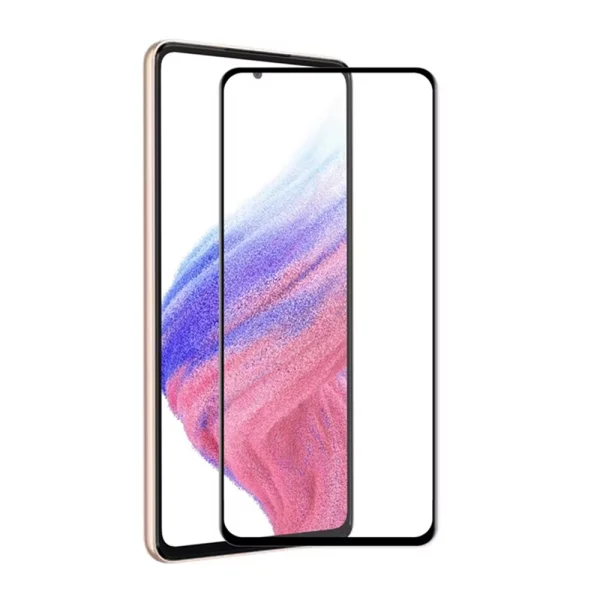 Стъклен Протектор 5D Full Glue за Samsung Galaxy A54 5G, Черен 2