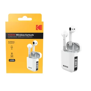 Безжични Слушалки KODAK 610S+ TWS Earbuds, бял