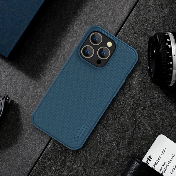 Nillkin case for iPhone 14 Pro, Super Frosted, 6902048248106, Blue 6