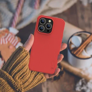 Nillkin Case for iPhone 14 Pro Max, Super Frosted, 6902048248199, Red 6