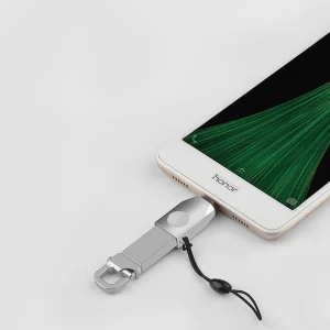 Адаптер HOCO UA10 OTG, USB to micro USB, сребрист 3