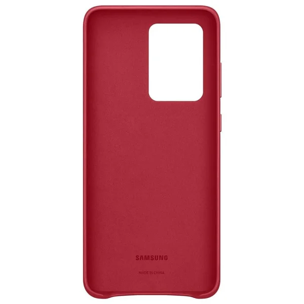 Калъф Samsung за Samsung Galaxy S20 Ultra, Leather Cover, 8806090266041, Червен 2