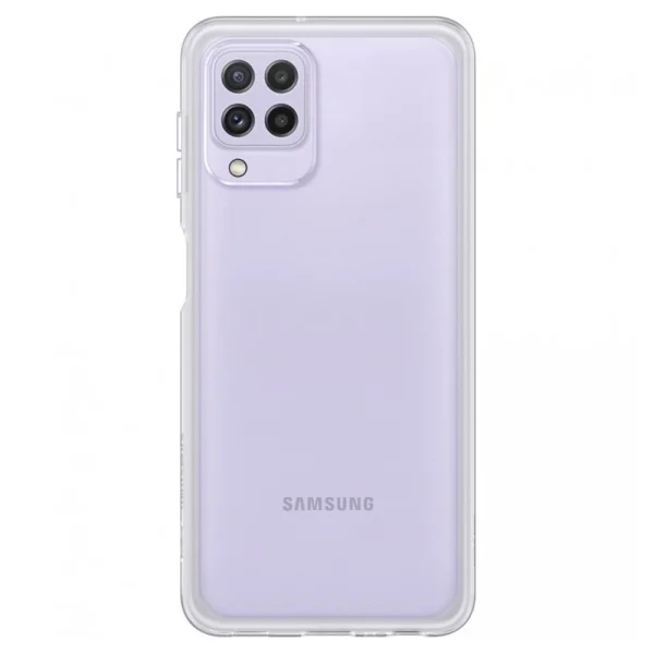 Калъф Samsung Soft Clear Cover за Samsung Galaxy A22 4G, EF-QA225TBE, Прозрачен 2