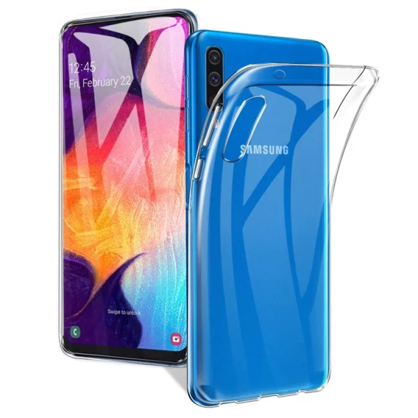 Силикон Ултра Слим 0.5mm за Samsung Galaxy A50, Прозрачен 1