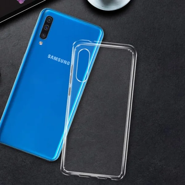 Силикон Ултра Слим 0.5mm за Samsung Galaxy A50, Прозрачен 4