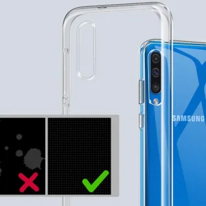 Силикон Ултра Слим 0.5mm за Samsung Galaxy A50, Прозрачен 5