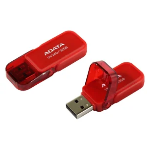Флаш памет ADATA, 32GB, UV240, червен 3