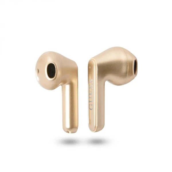 Guess True Wireless Triangle Logo BT5.2 Earphones, GUTWST82TRD, Gold, TWS, 3666339099381 2