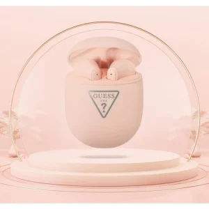 Guess True Wireless Triangle Logo BT5.2 Headphones, GUTWST82TRP, Pink, TWS, 3666339099374 3