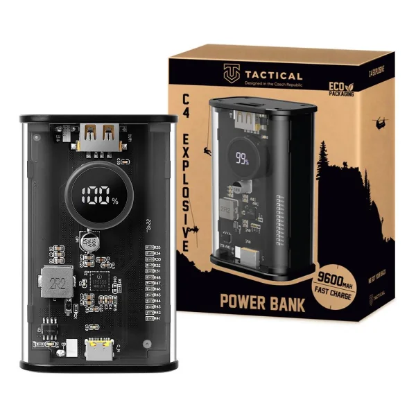 Външна Батерия Tactical C4 Explosive, 9600 mAh, черен 4