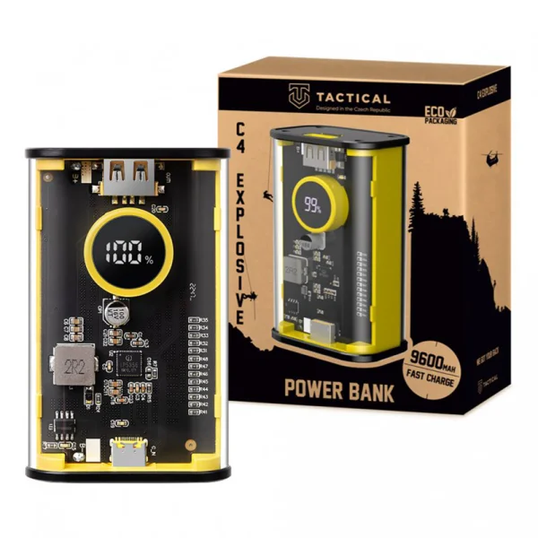 Външна Батерия Tactical C4 Explosive, 9600 mAh, жълт 4