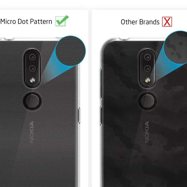 Silicone back cover for Nokia 4.2, Transparent 6