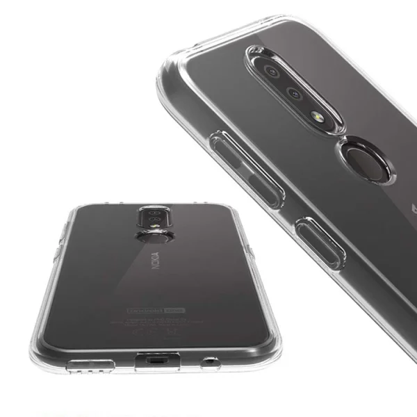 Silicone back cover for Nokia 4.2, Transparent 2