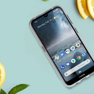Silicone back cover for Nokia 4.2, Transparent 3