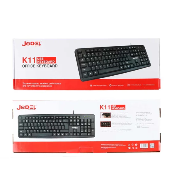 Keyboard Jedel K11 USB, Black 2