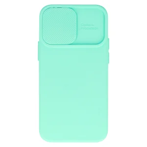 Силиконов калъф Camshield Soft за iPhone 14, Мента 6