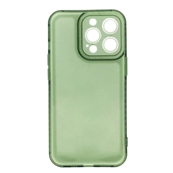 Crystal Diamond Silicone Case for Iphone 14 Pro , 2mm, transparent green 4