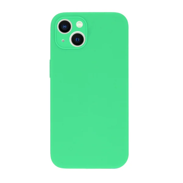 Silicone case LUX for iPhone 14, Mint 2