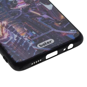 Plastic Back Cover Glass Boter for Huawei P30, Night City 4