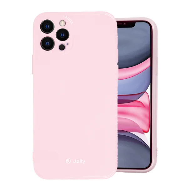 Силиконов калъф Jelly Case за iPhone 14 Pro, Светло розов 1