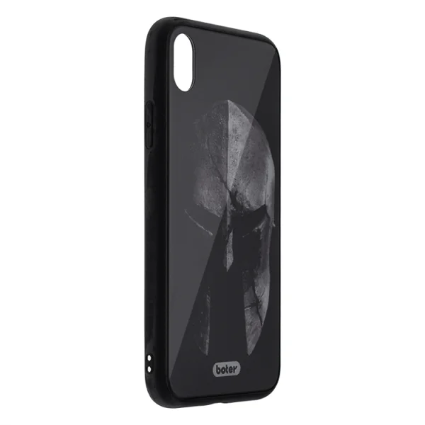 Glass Boter Plastic Back Cover for iPhone XS Max, Warrior 2