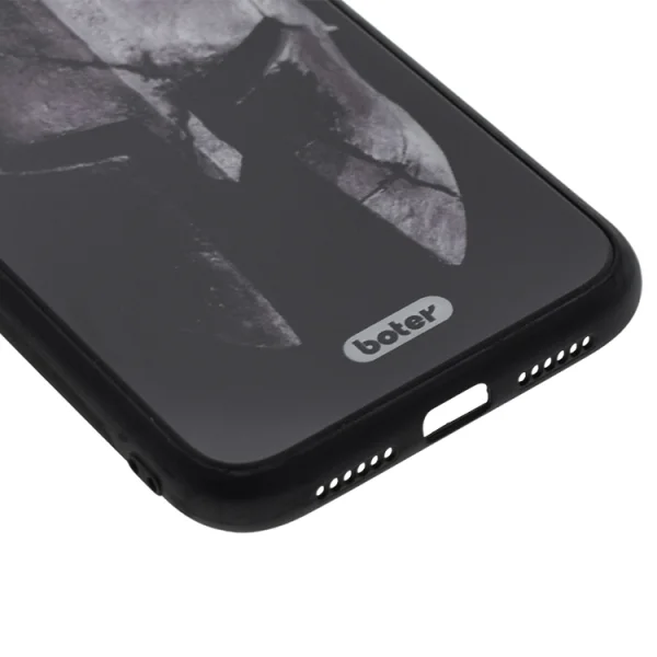 Glass Boter Plastic Back Cover for iPhone XS Max, Warrior 4