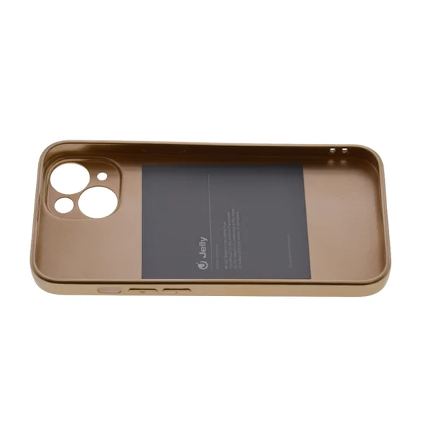 Silicone case Jelly Case for iPhone 14, Gold 3