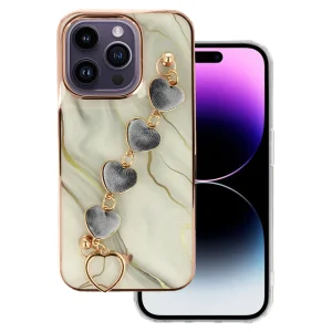 Удароустойчив калъф Trend за IPhone 14 Pro, бял
