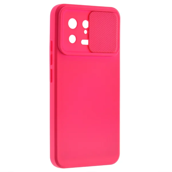 Силиконов калъф Camshield Soft за Xiaomi 13, Розов 2