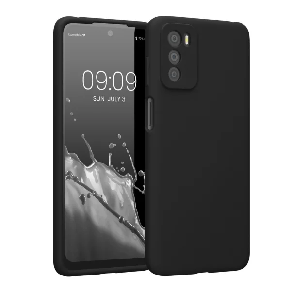 Силиконов калъф Matt за Motorola G42, Черен 1