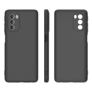 Силиконов калъф Matt за Motorola G42, Черен 4