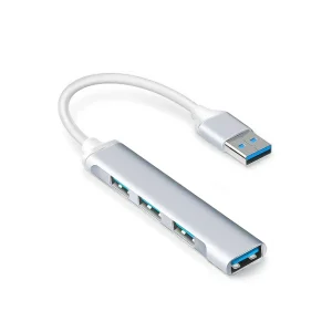 Адаптор USB HUB 4xUSB 2.0/3.0, Сребрист 3
