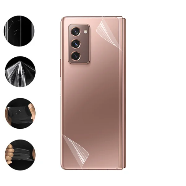 Hydrogel back protector for Samsung Galaxy Z Fold 2, back cover 1