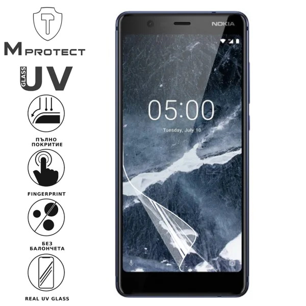 UV Nano Glass Hydrogel Protector for Nokia 5.1, front shell 2