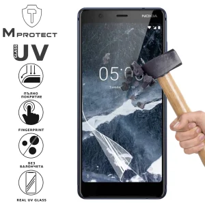 UV Nano Glass Hydrogel Protector for Nokia 5.1, front shell 1