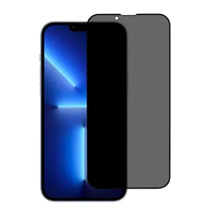Стъклен протектор 5D Full Glue PRIVACY за iPhone 14, Черен