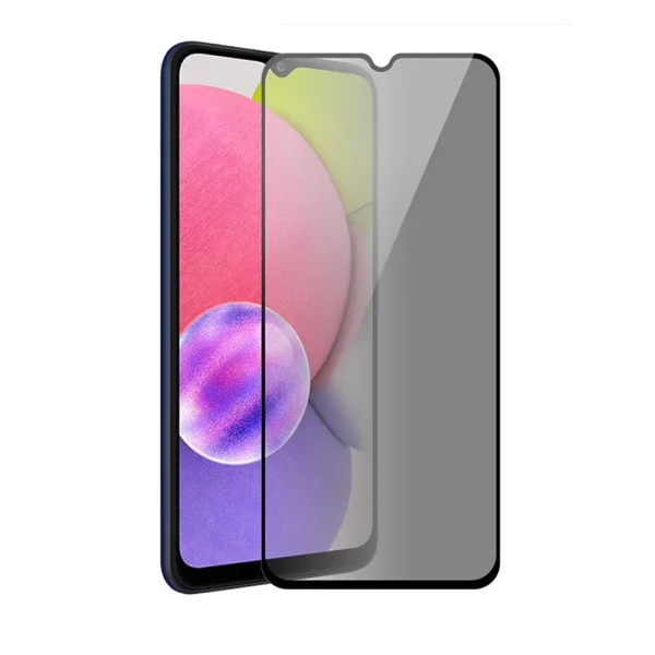 Стъклен Протектор 5D Full Glue PRIVACY за Samsung Galaxy A14 5G, Черен 1
