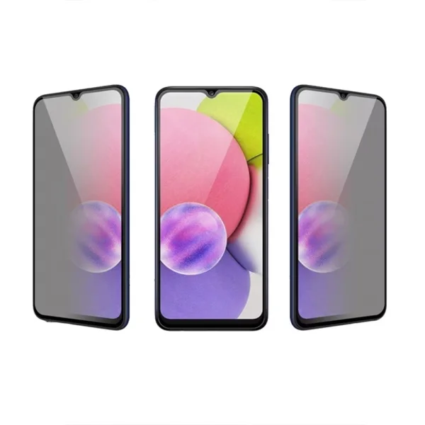 Стъклен Протектор 5D Full Glue PRIVACY за Samsung Galaxy A14 5G, Черен 2