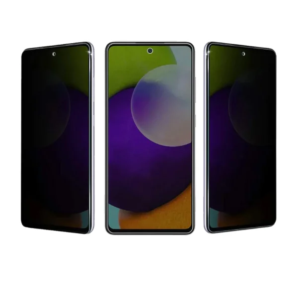 Glass Protector 5D Full Glue PRIVACY for Samsung Galaxy A52/A52S, Black 2