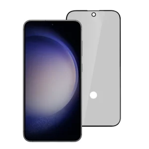 Стъклен Протектор 5D Full Glue PRIVACY за Samsung Galaxy S23 Plus, Черен