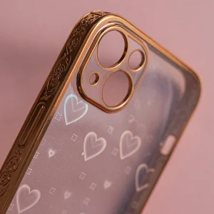 Blink 2 in 1 silicone case for IPhone 13, gold 4
