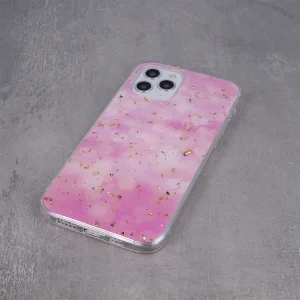 Silicone case GOLD GLAM for iPhone 13 Pro, pink 3