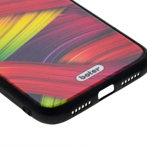 Пластмасов Гръб Glass Boter за iPhone XR (6.1), Цветни нишки 4