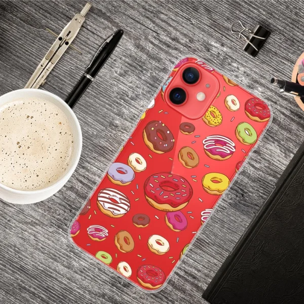 Silicone case for iPhone 13 mini, donut 4