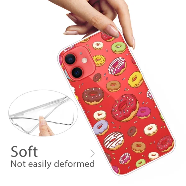 Silicone case for iPhone 13 mini, donut 2