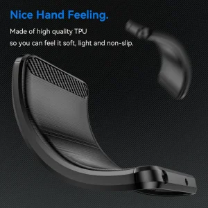 Силиконов Калъф Carbon Fibre Brushed за Xiaomi 13 Lite, черен 6